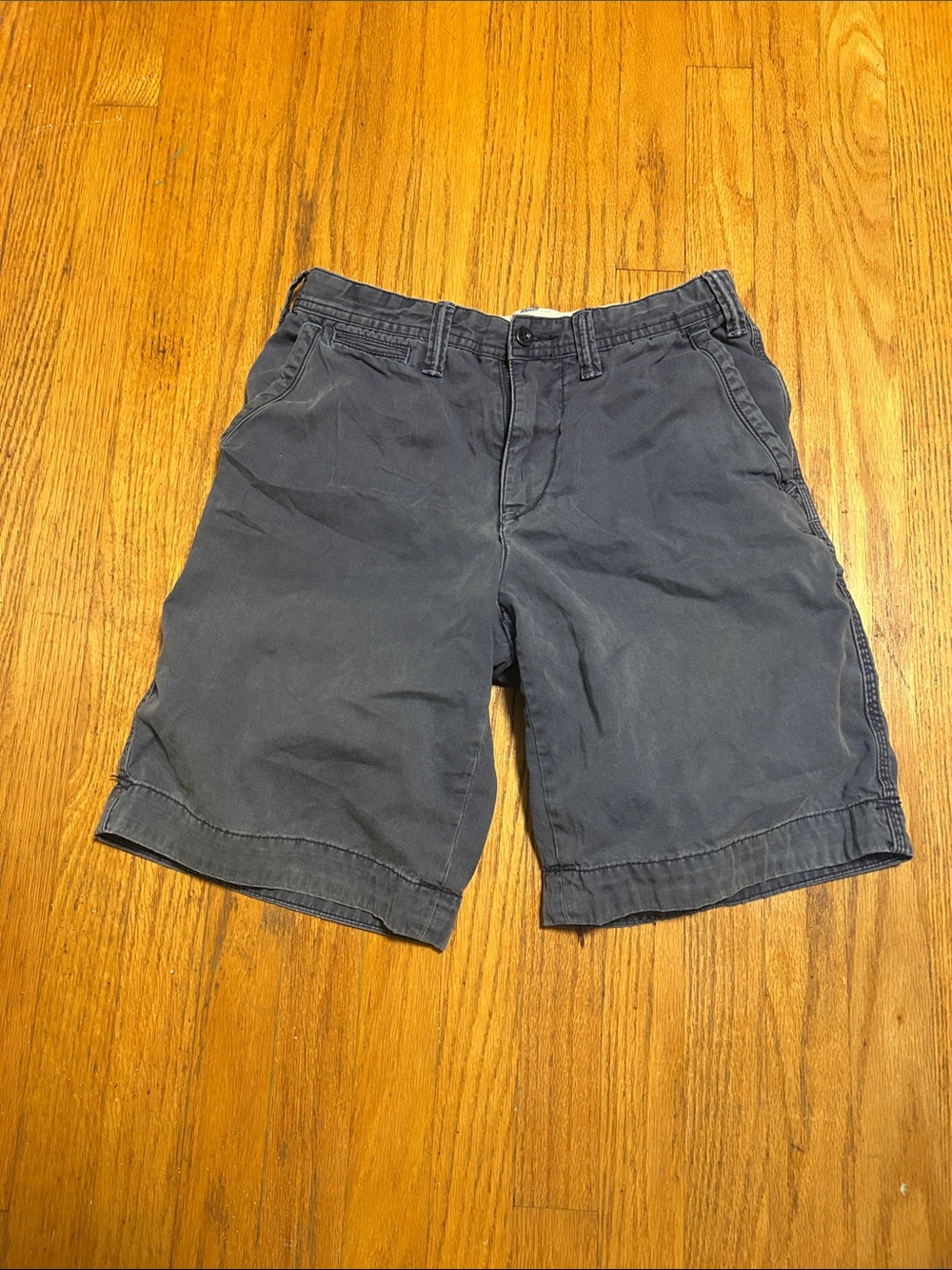 Polo by Ralph Lauren Men's Charcoal Gray Flat Front Shorts